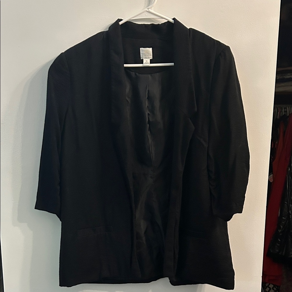 LC Lauren Conrad Classic Black Blazer
